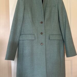 J Crew Regent wool coat, 10, robins egg blue